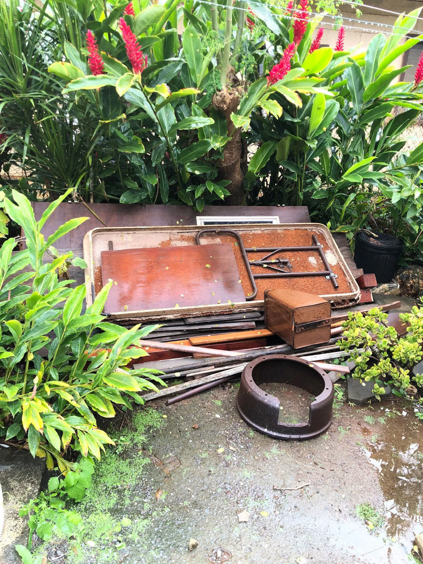 Pile of scrap metals ready to be removed by Oahu Dump Run